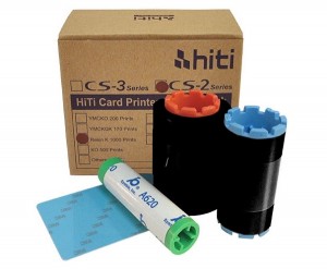 Băng mực Ribbon cho máy in thẻ nhựa HITI YMCKO - (CS200e series) - Mực màu