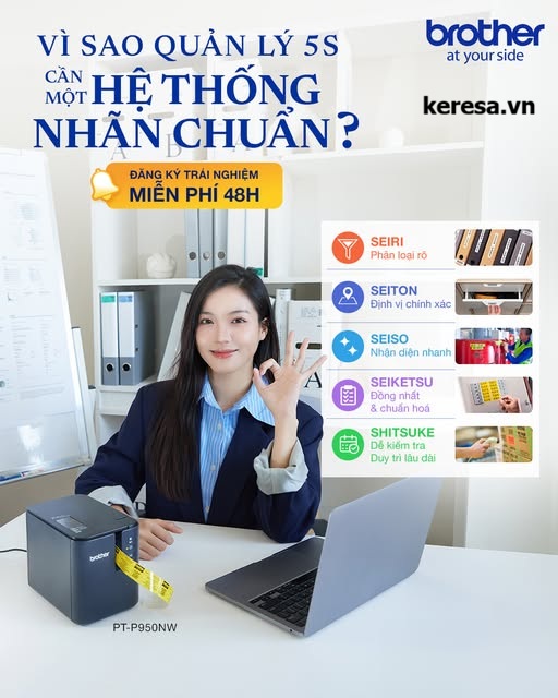 VÌ SAO QUẢN LÝ 5S CẦN MỘT HỆ THỐNG NHÃN CHUẨN?