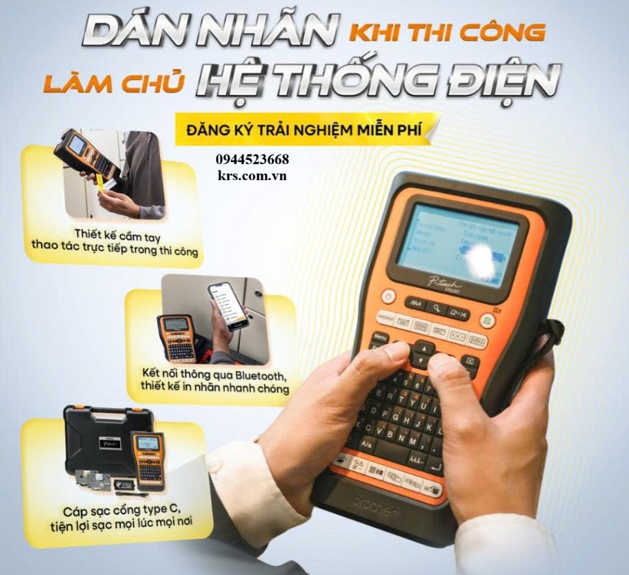 Nơi bán máy in nhãn Brother, máy in ống Brother chính hãng, giá cạnh tranh nhất