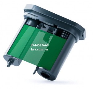 Ruy băng in nhãn màu xanh Green NIIMBOT M2, băng mực xanh Green ribbon máy M2 Niimbot